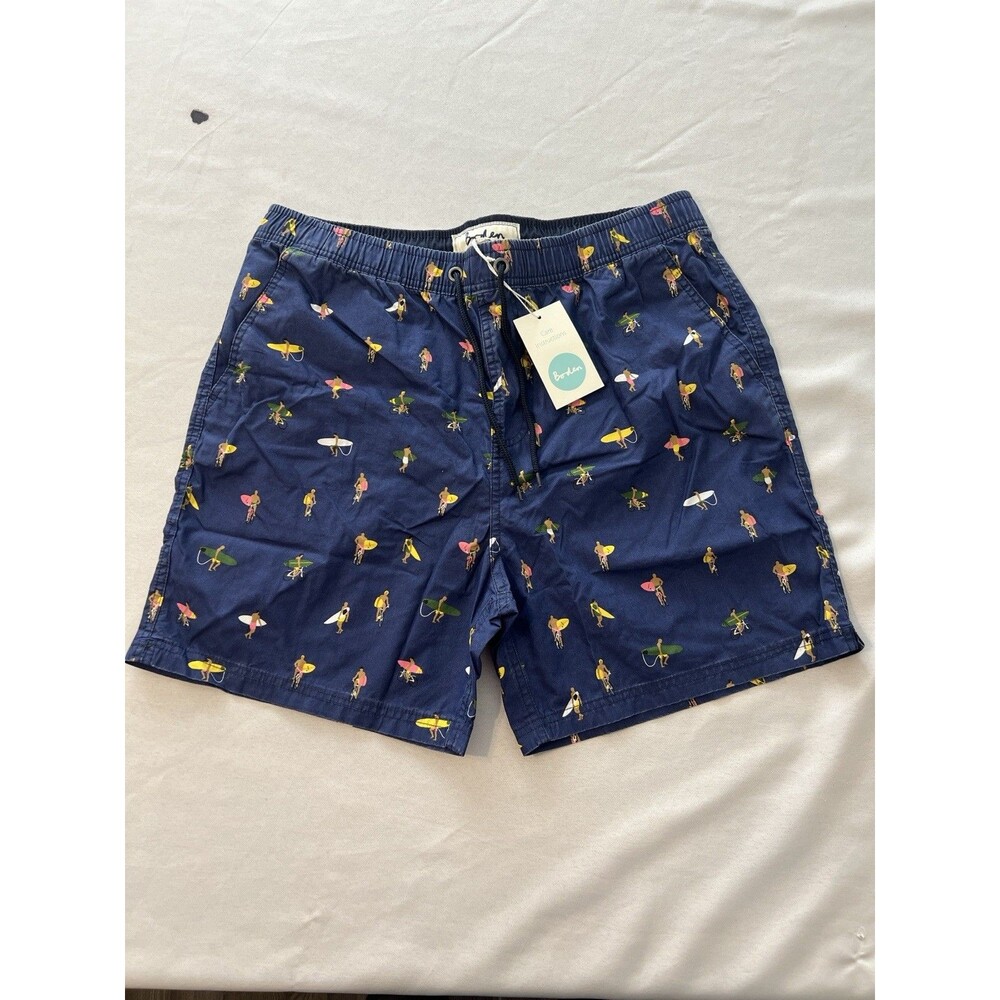 Boden Elasticated Waist Swim Short Surfer Men’s Size Large (Missing Tag)